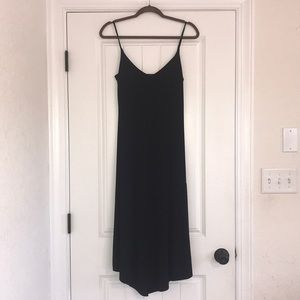 Black spaghetti strap dress